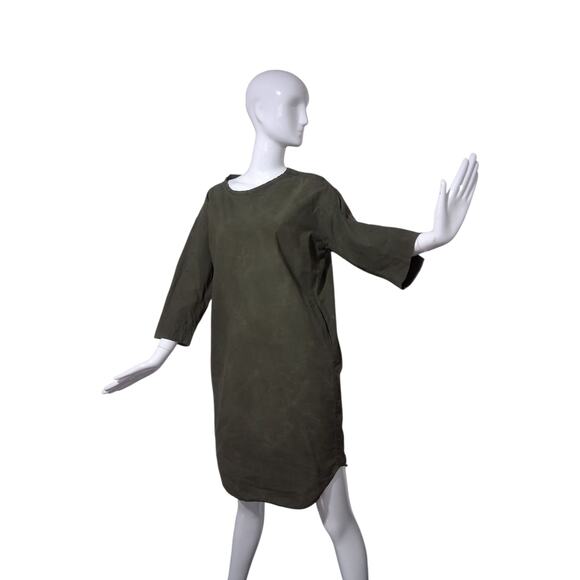 Humanoid Quiet Luxury Women's size S Oversized Lagenlook Minimalist Boxy Dress - Picture 6 of 10